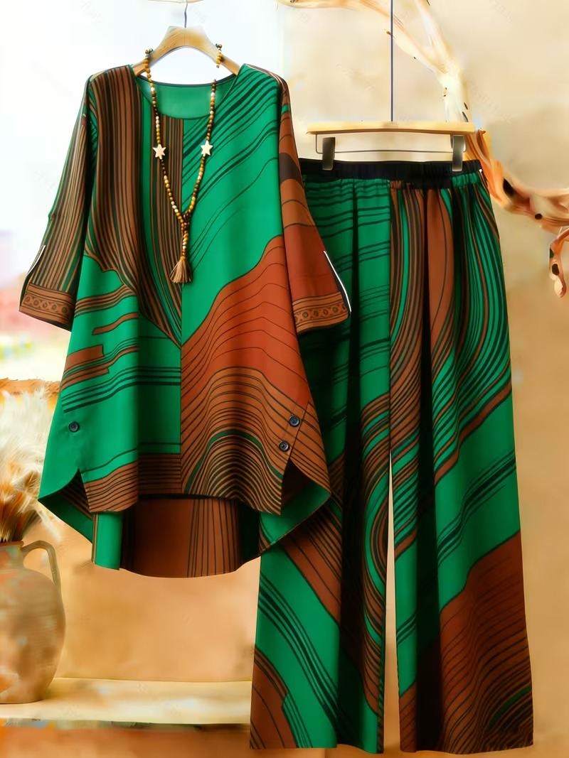 RetroCharm Patchwork Co-Ord Set