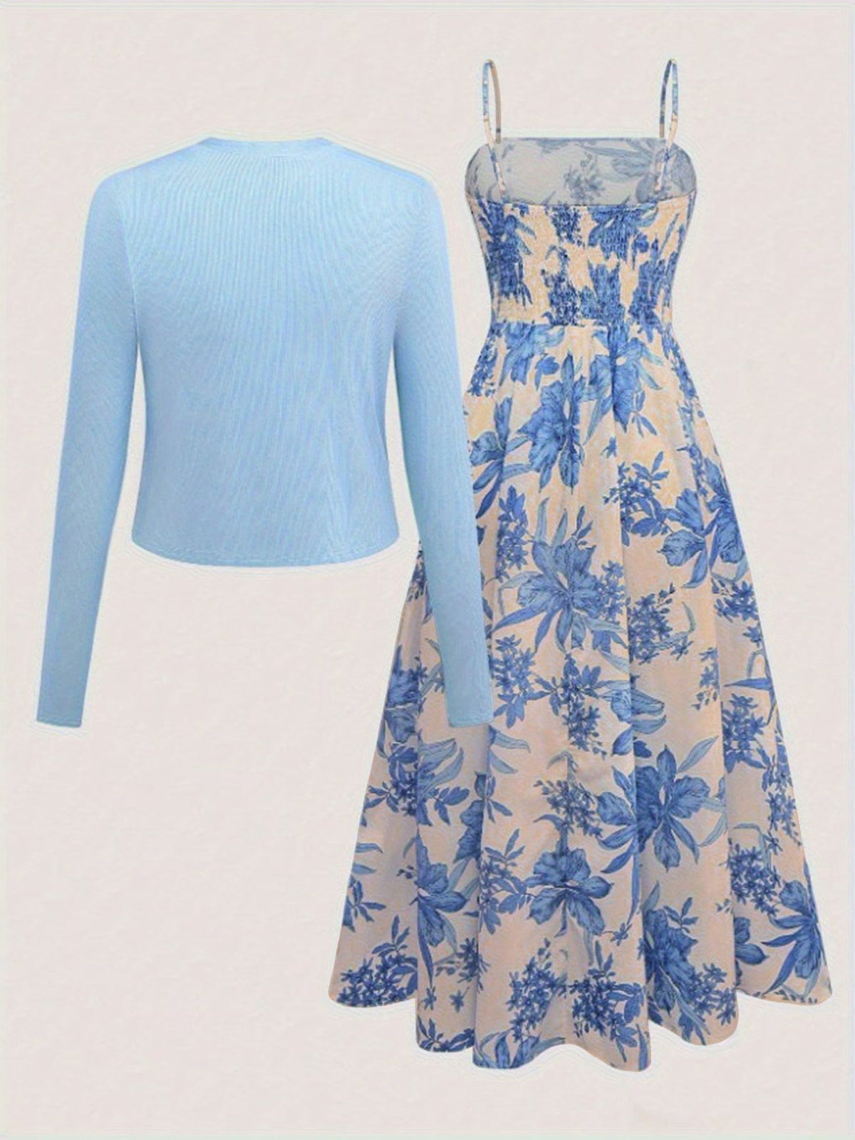 Women'S Tie Shirt Two-Piece