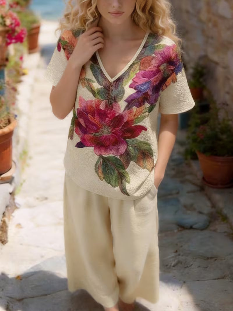 Boho Floral Vacation Set