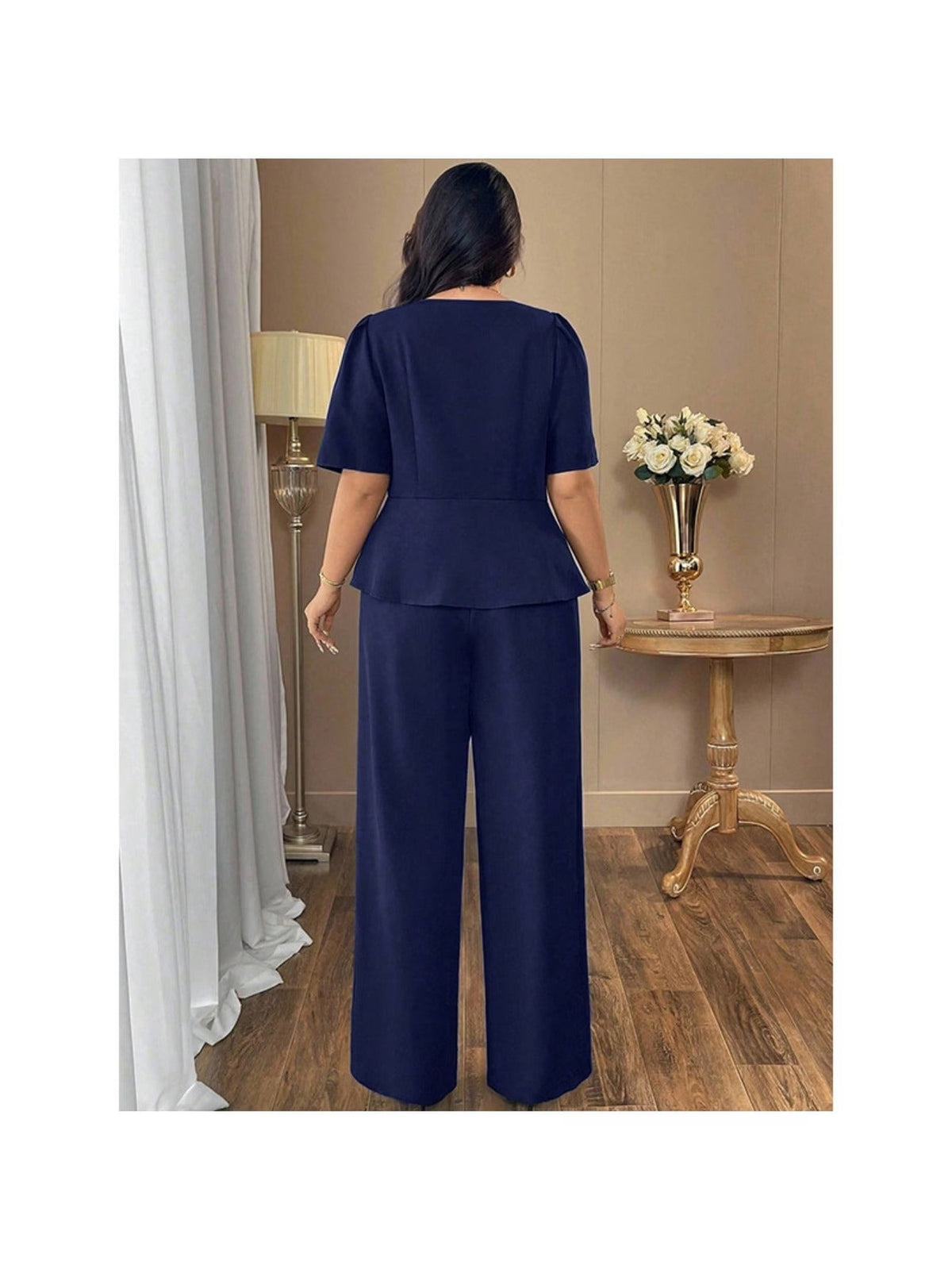 RoseAura Plus Size Co-Ord Set