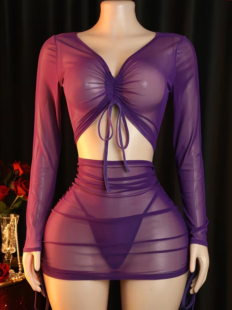 AllureNet Stretch Bodysuit Set