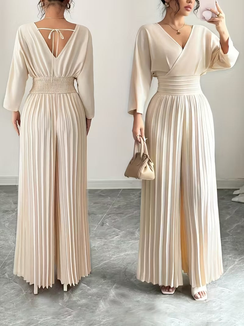 Scarlet Grace Pleated Jumpsuit