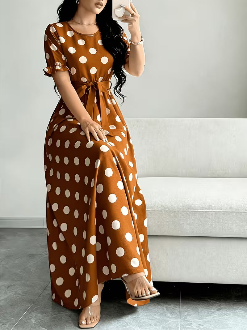 Floral Grace Waist Dress