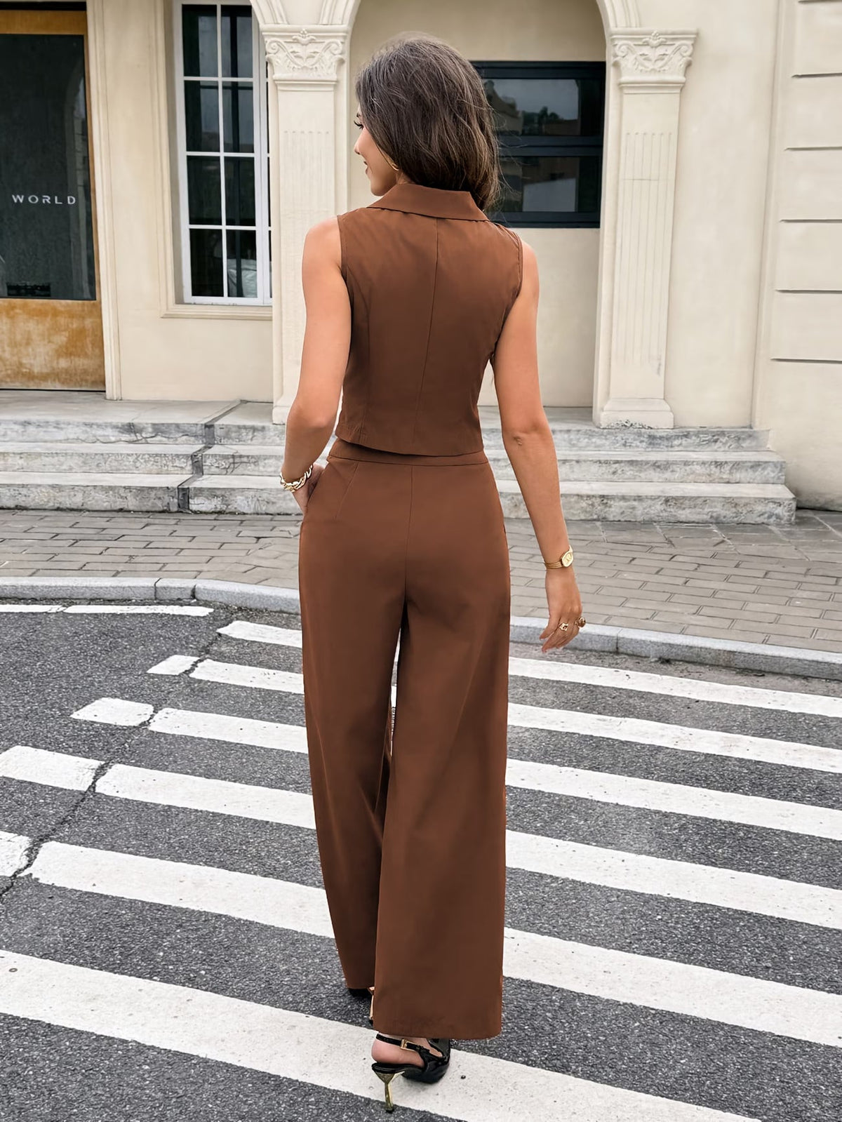 Elegant Brown Co-Ord set