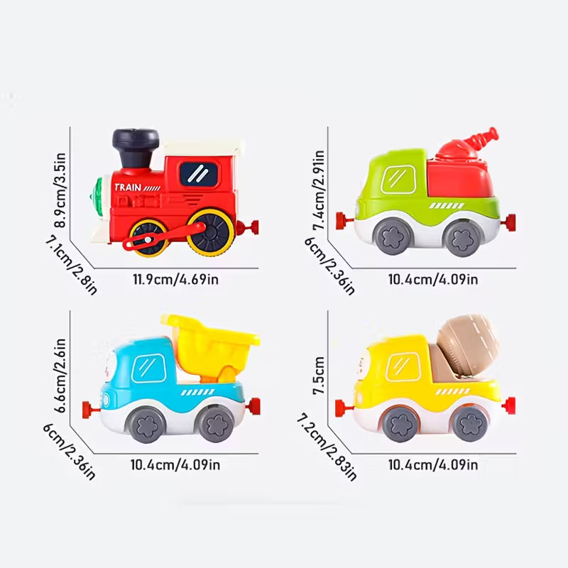 DAYSSteam Red Electric Train Set with Tracks 🚂