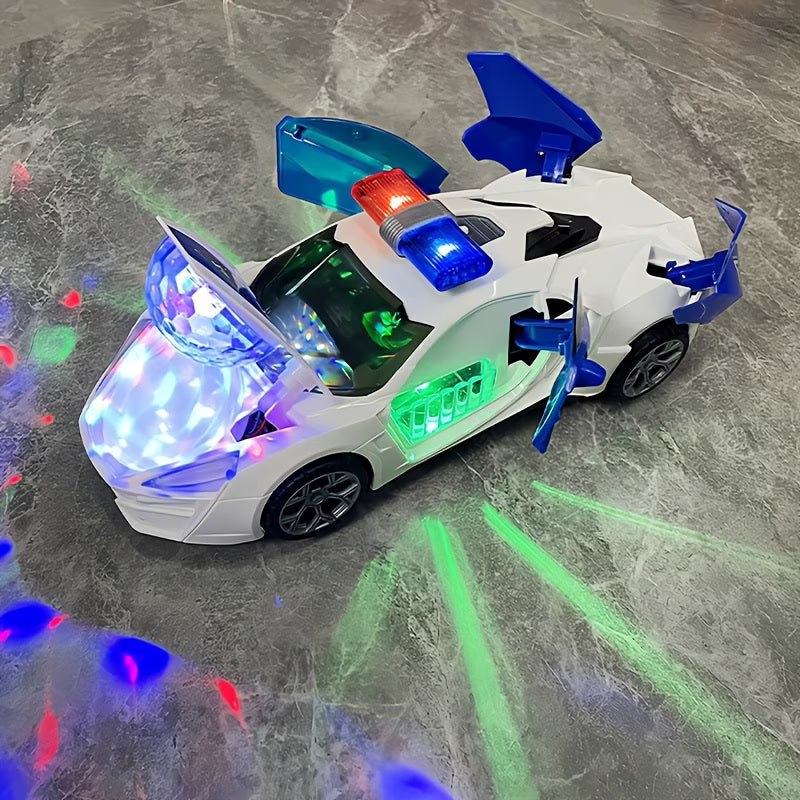 Glowing Police Toy with Lights & Music
