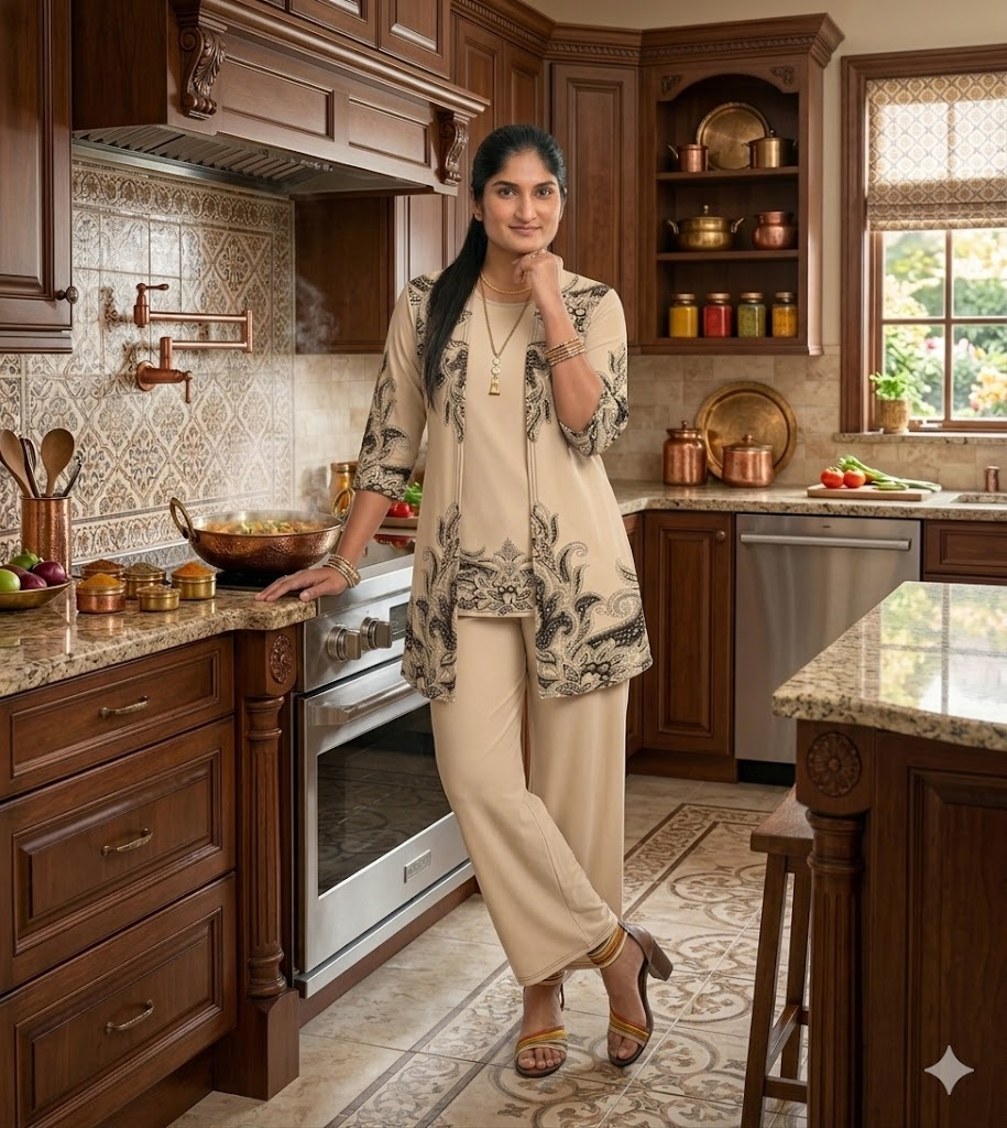 Floral Embroidered 3 Piece Linen Co-ord Set for Women — Jacket Vest and Wide Leg Pants