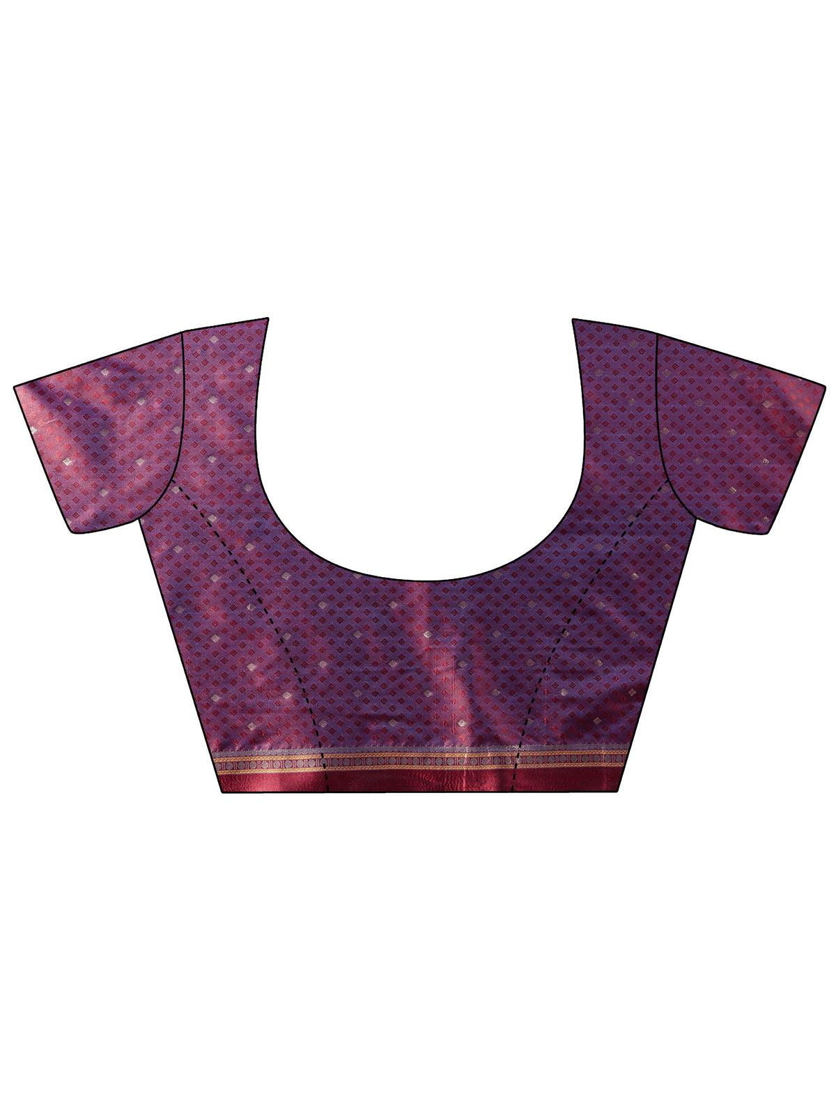 Anouk Brown Kanjeevaram Silk Blend Saree