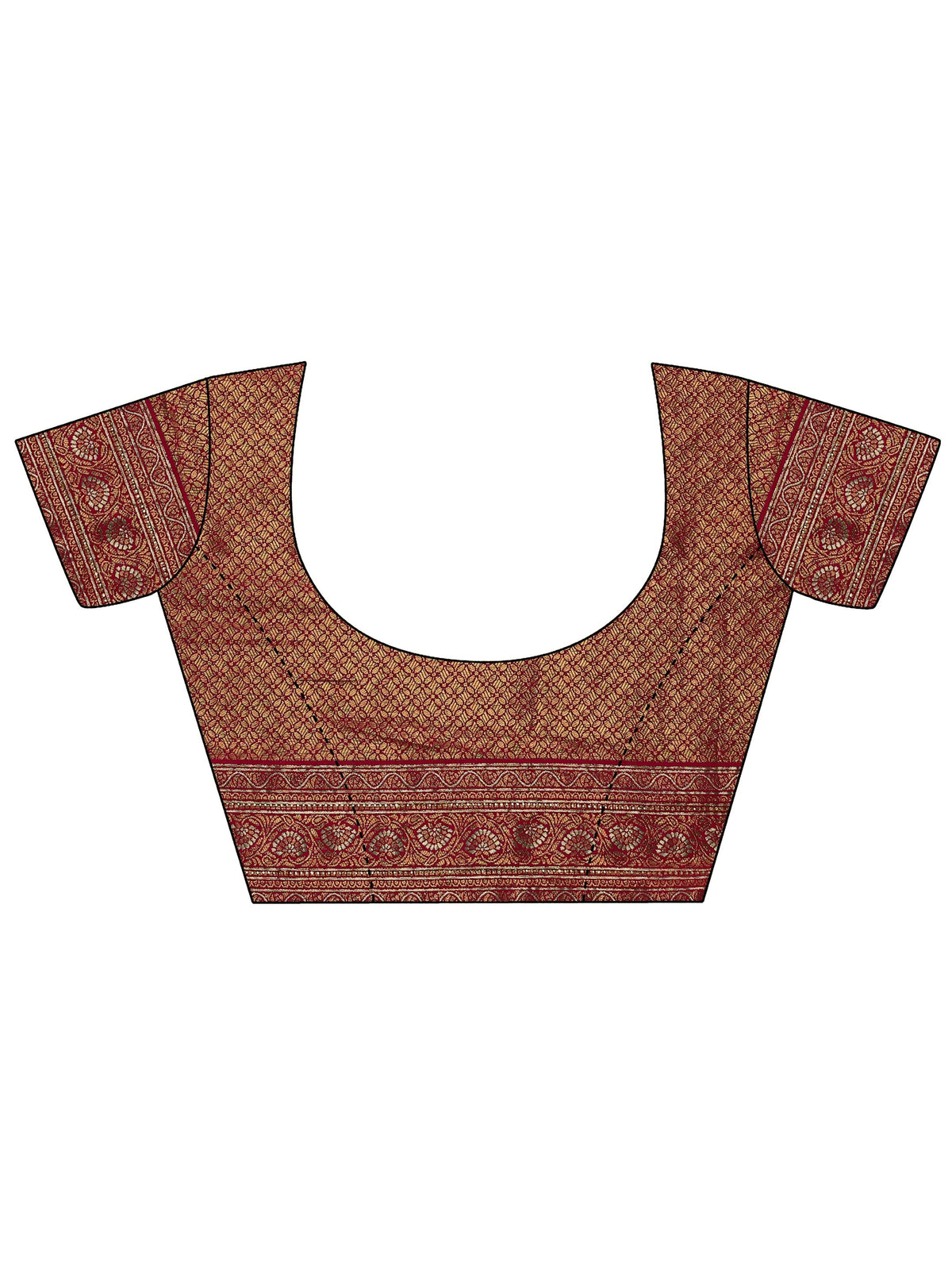 Anouk Sea Green Woven Design Silk Blend Saree