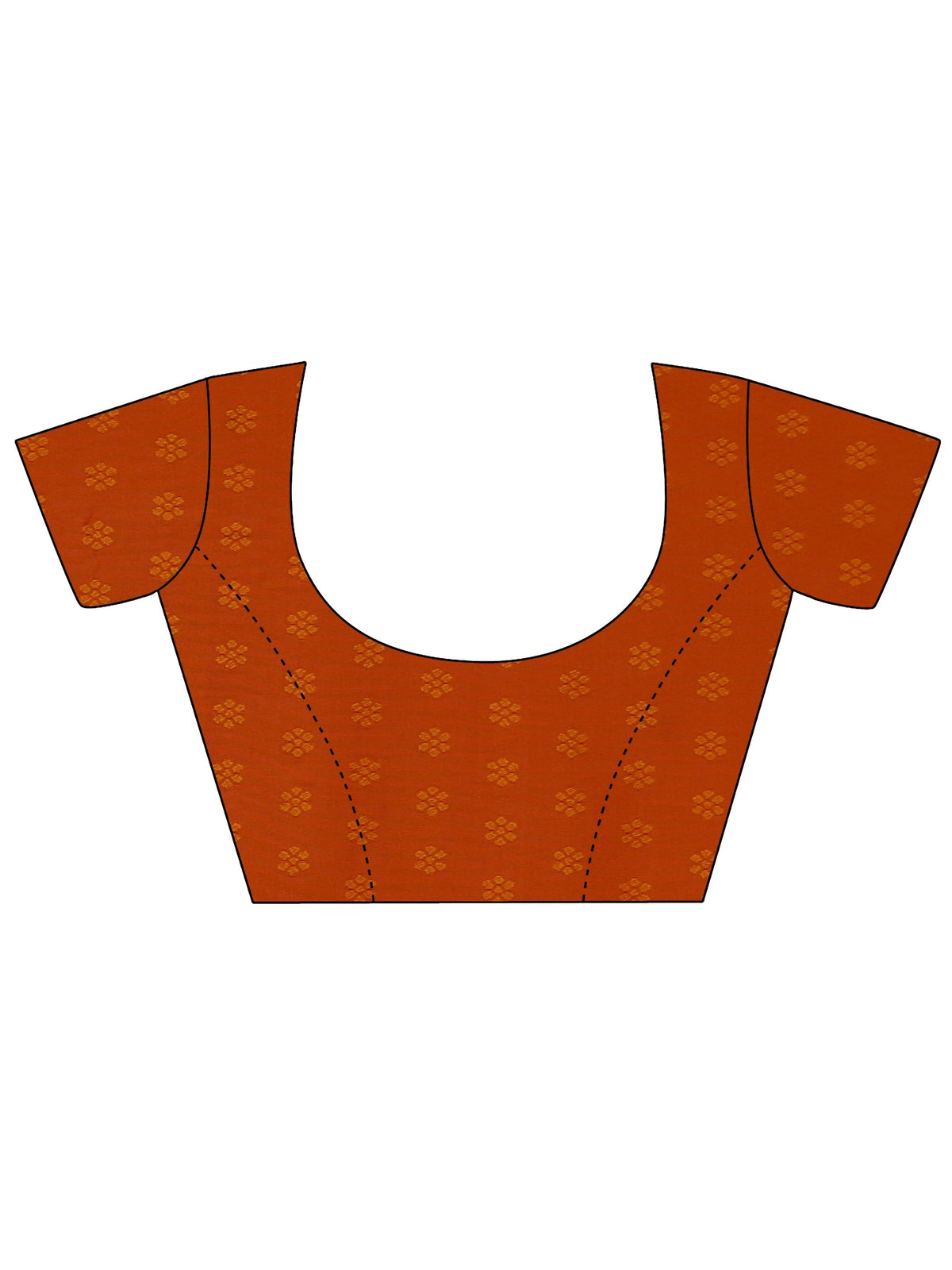 Anouk Orange Meenakari Banarasi Silk Blend Saree