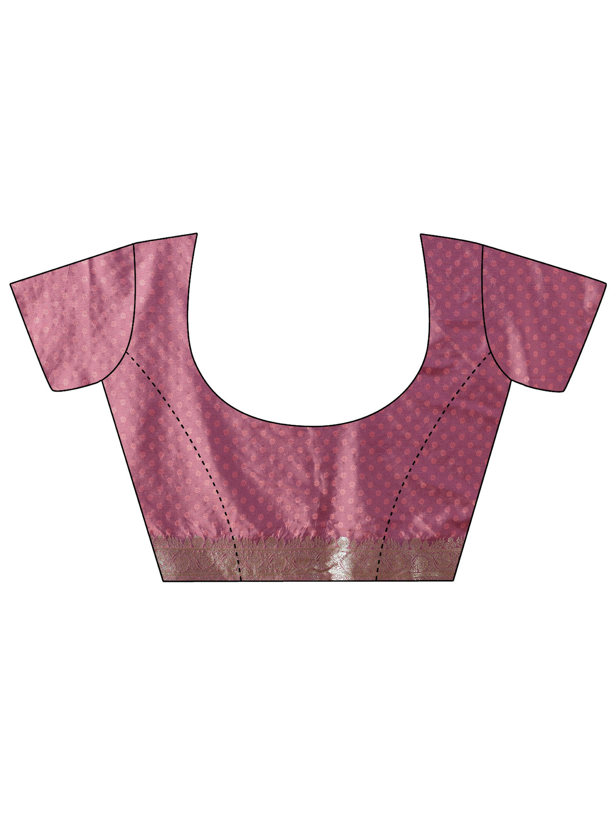 Anouk Lavender Banarasi Silk Blend Saree