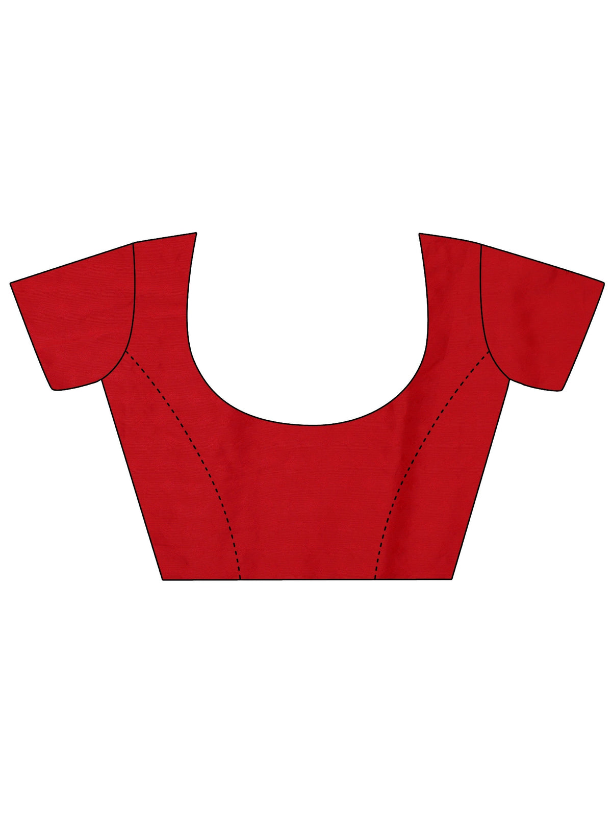 Anouk Vermilion Red Gharchola Silk Blend Saree
