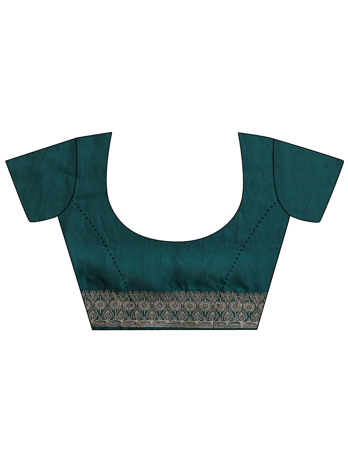Anouk Cardinal Red Stone Work Embellished Tissue Saree