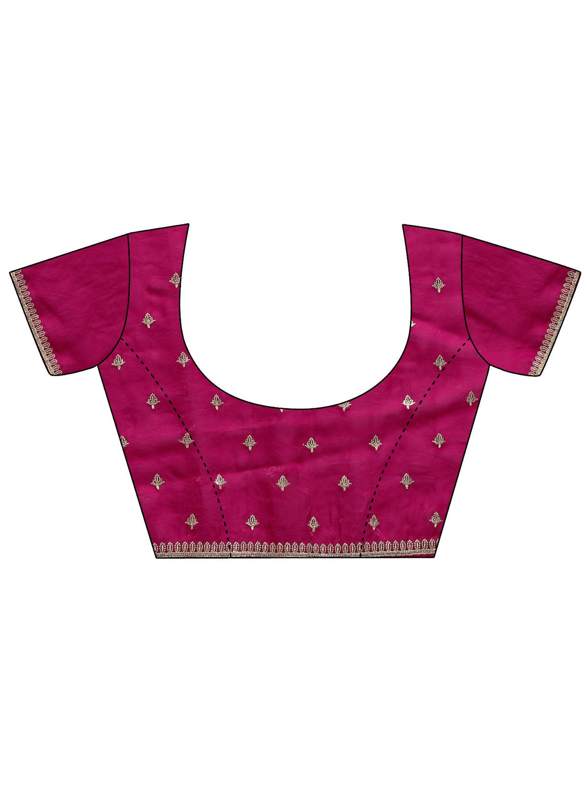 Anouk Pink Embroidered Tissue Saree