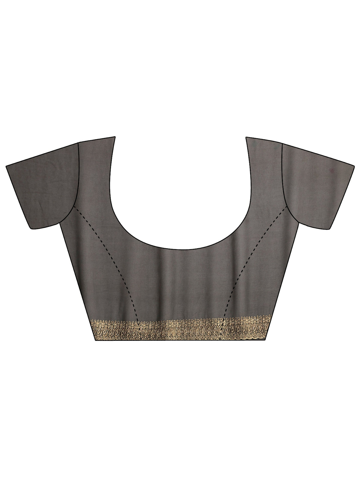 Anouk Art Black Embroidered Georgette Saree