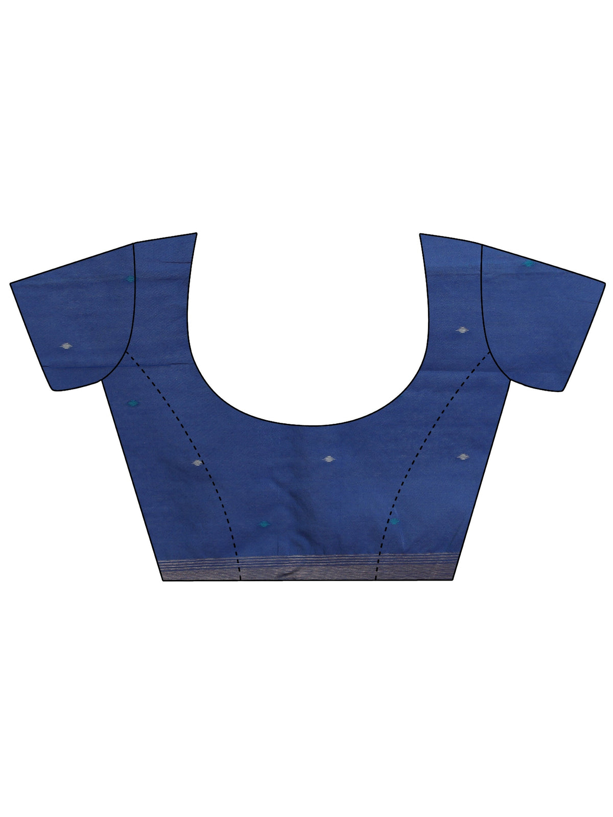 Anouk Teal Blue Woven Design Silk Blend Saree