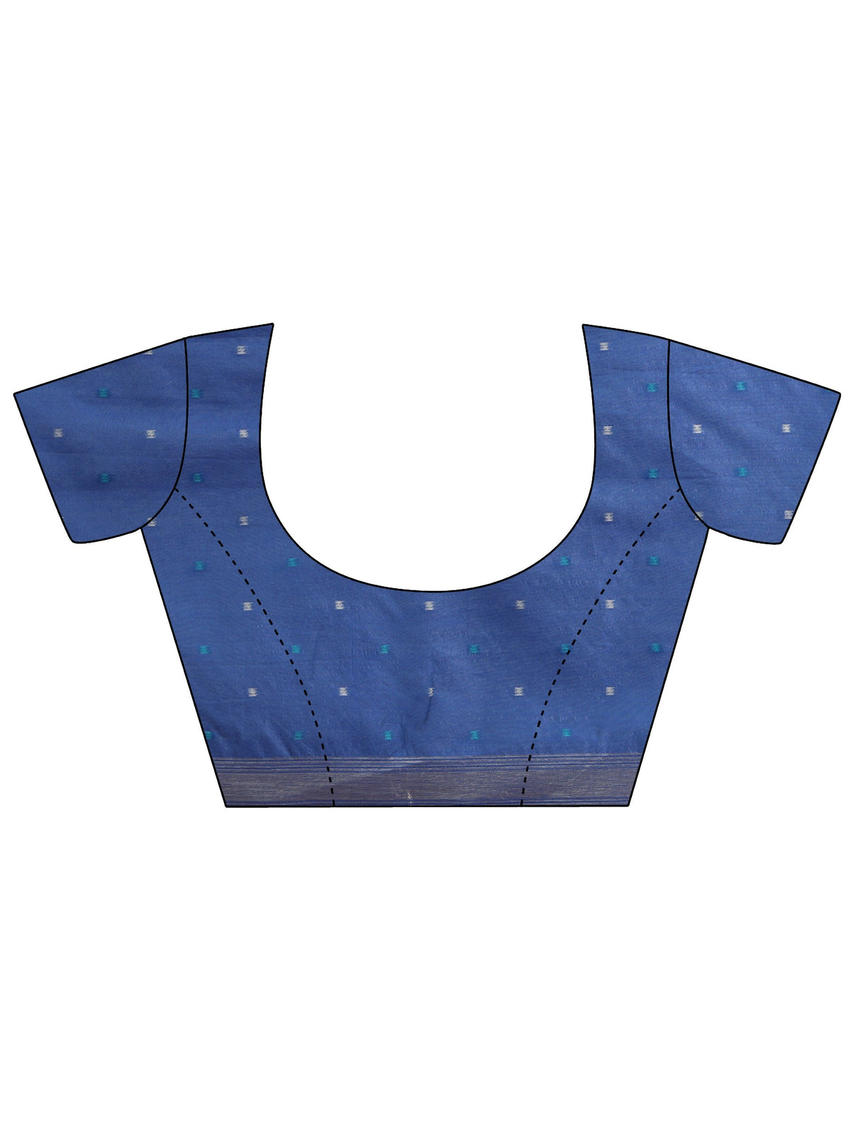 Anouk Teal Blue Woven Design Silk Blend Saree