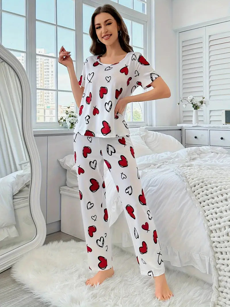 Outside Cozy Cartoon Print Home & Streetwear (Pack of 3)