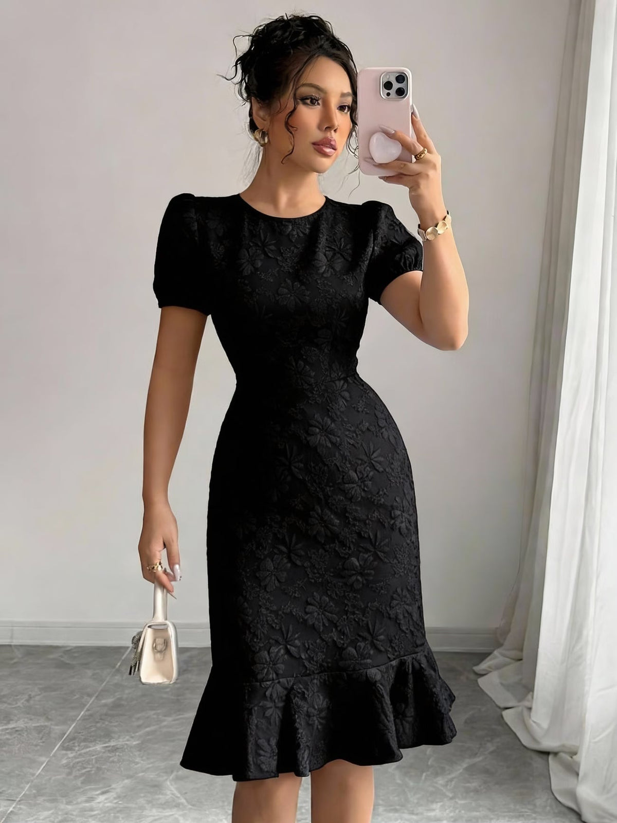 Women’s Summer Floral Bodycon Party Dress