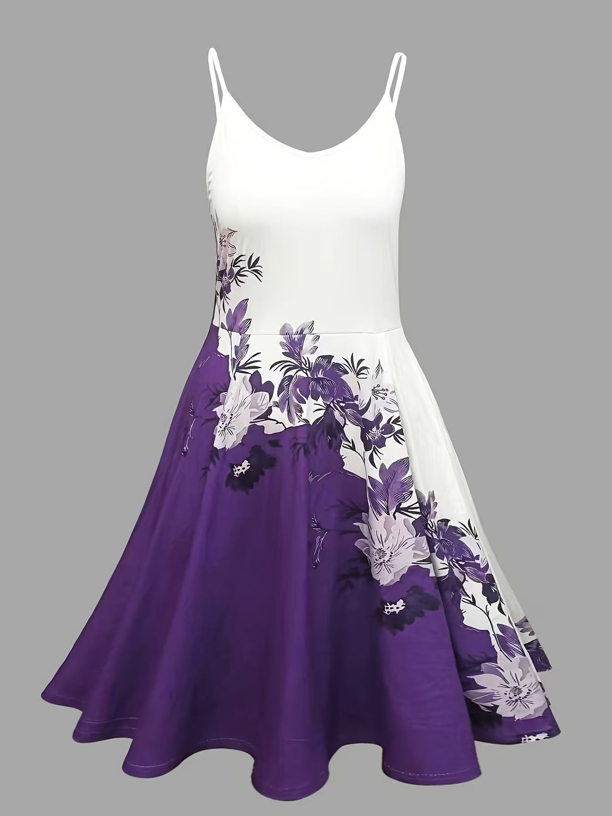 Women Summer Vacation Floral Dress & Top 2-Piece Set