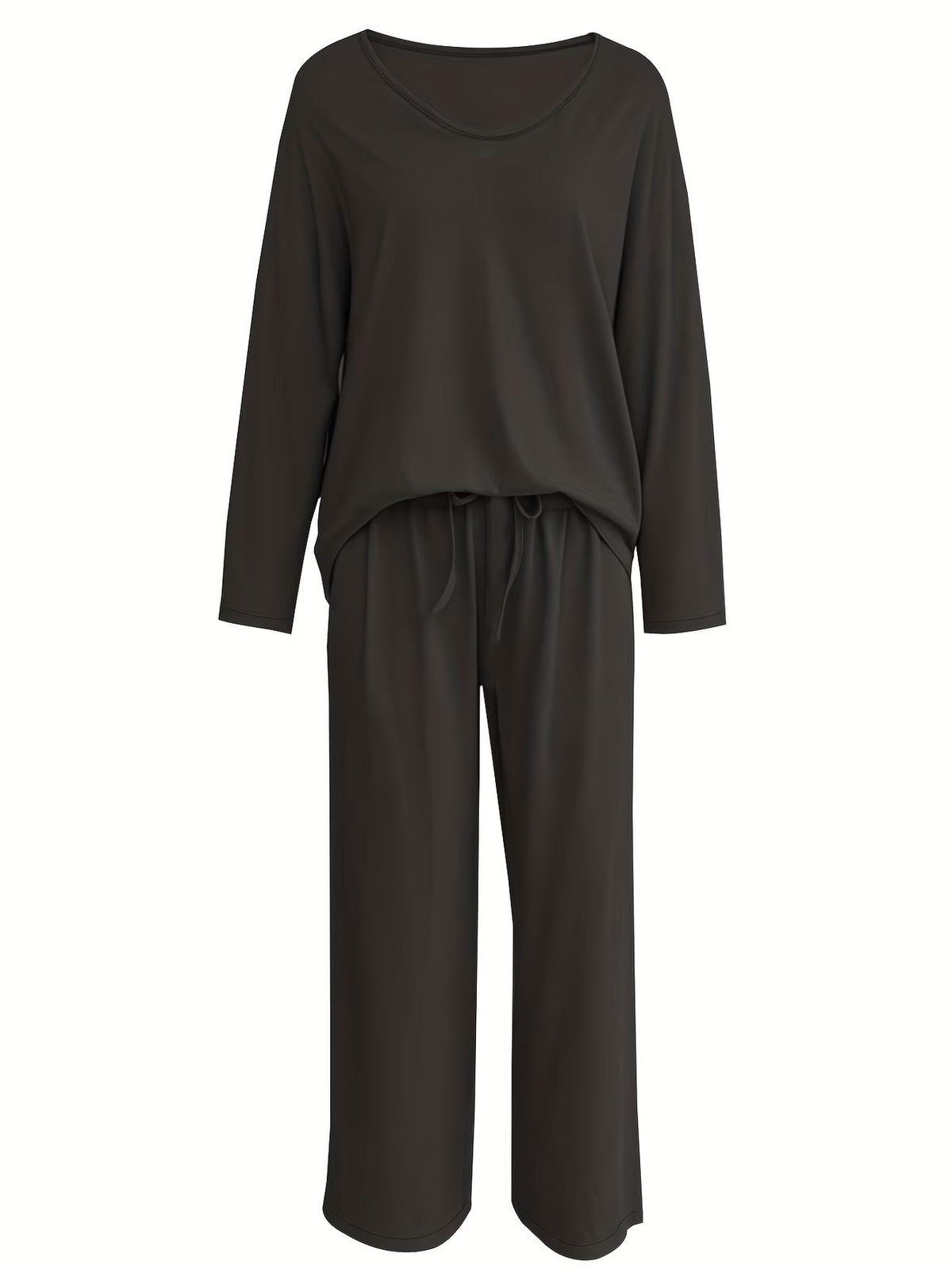 Luxury Directional Wide-Leg Co-Ord Set