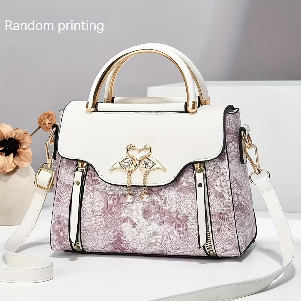 Elara Printed Shoulder Bag