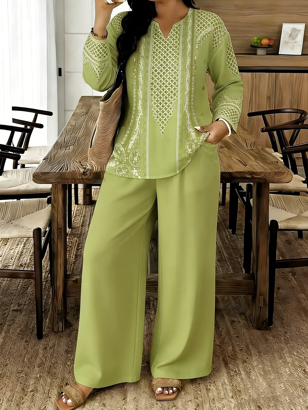 Long-sleeve and Long-pants 2pcs Set, a Suit, New Spring and Summer Style