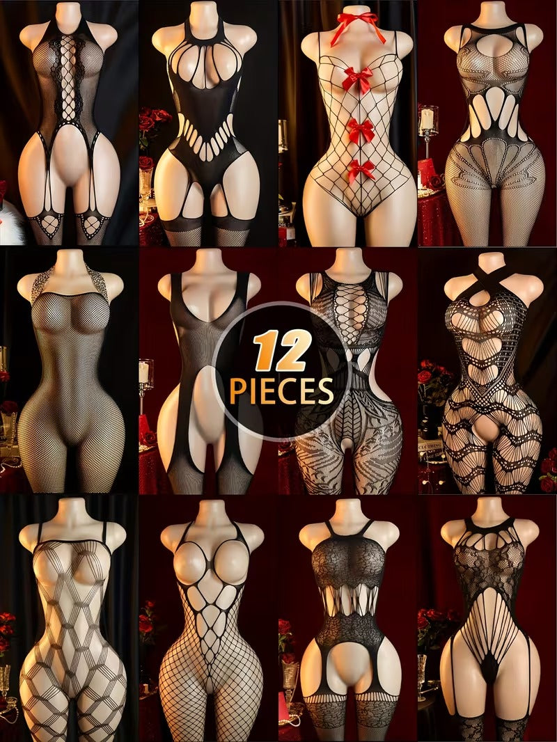 AllureNet Stretch Bodysuit Set