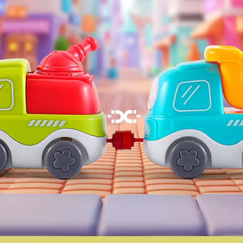 DAYSSteam Red Electric Train Set with Tracks 🚂