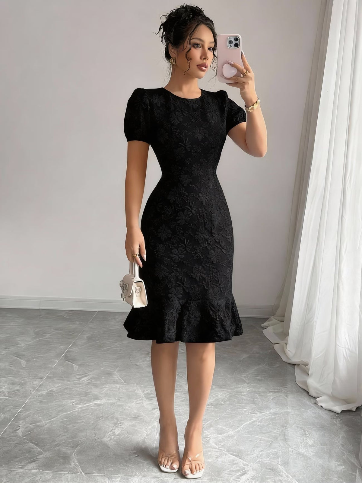 Women’s Summer Floral Bodycon Party Dress