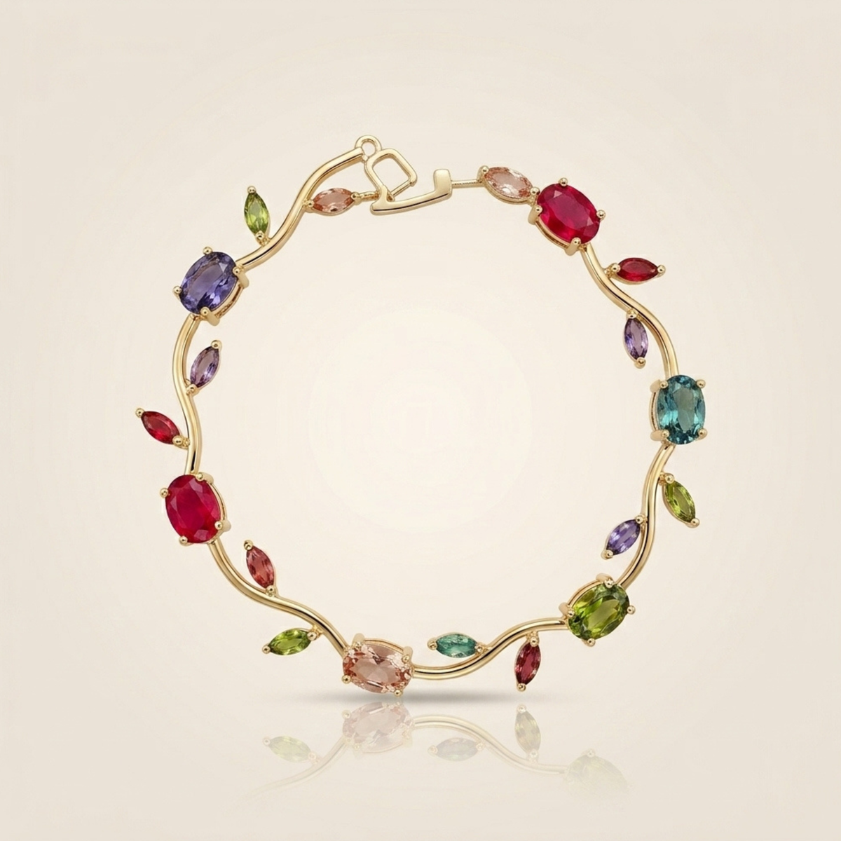 Multi Color Tulip Bracelet