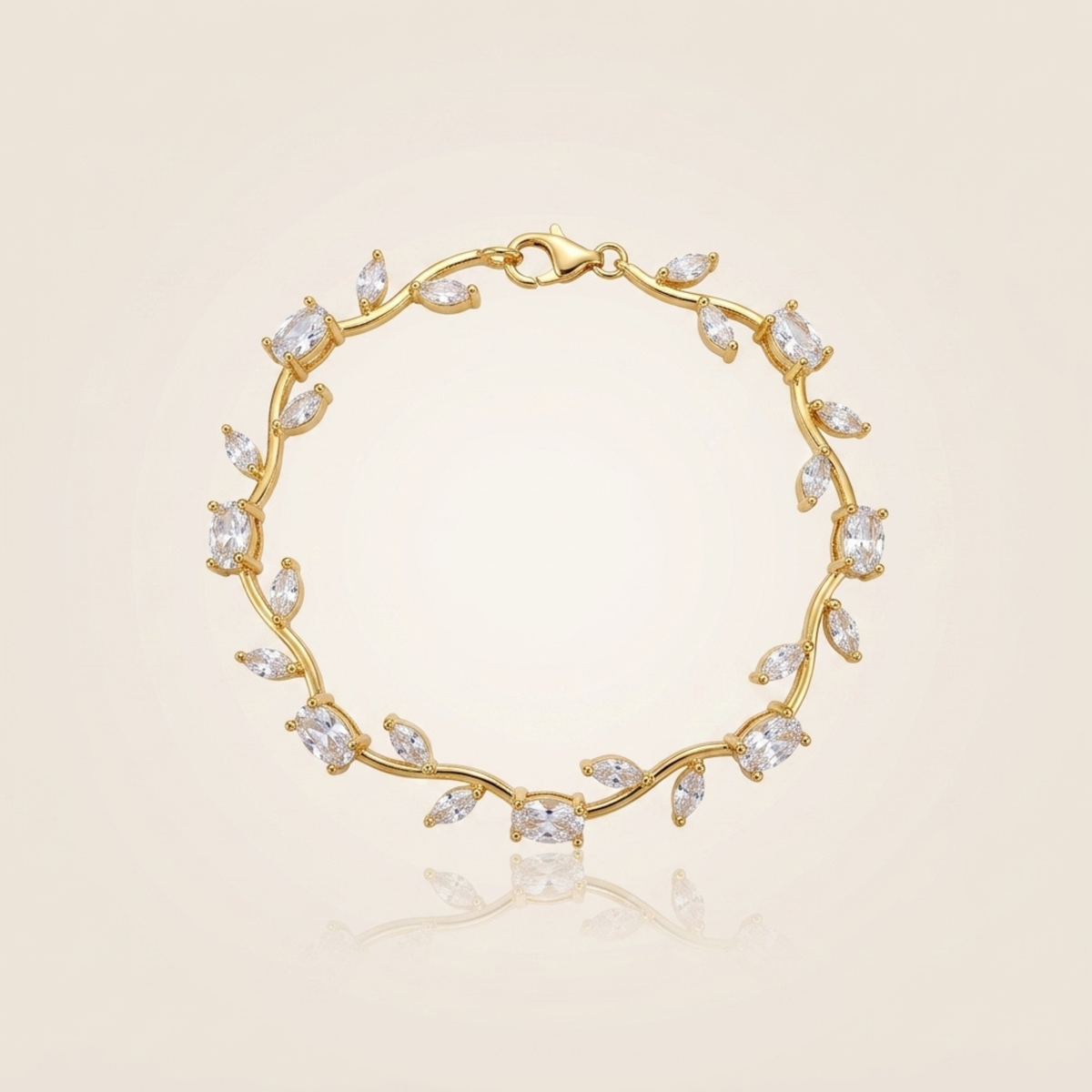 White Tulip Bracelet