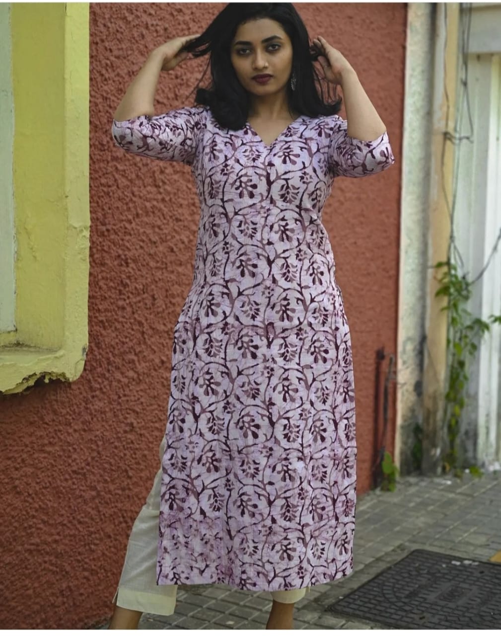 Stay Stylish and Comfortable with our Pure Rayon Kurti Pant Set