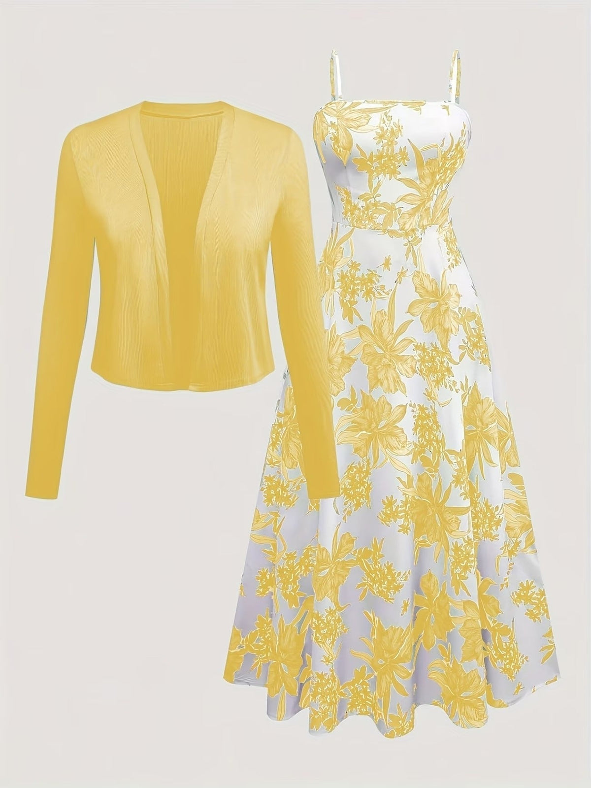 Long Sleeve Round Neck Top with Belt Bow Detail & Matching Skirt | Stylish Spring/Summer Party & Occasion Wear for Women
