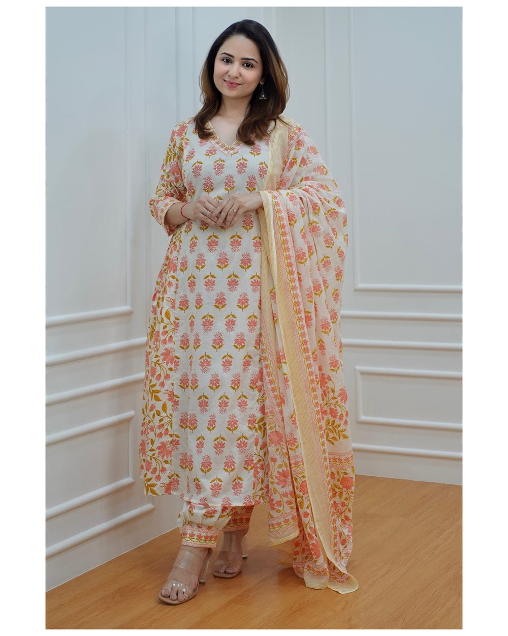 Floral Afghani Suit Set
