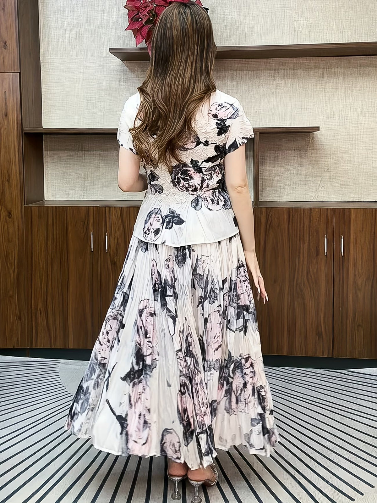 Luxury Pleated Modest Co-Ord Set