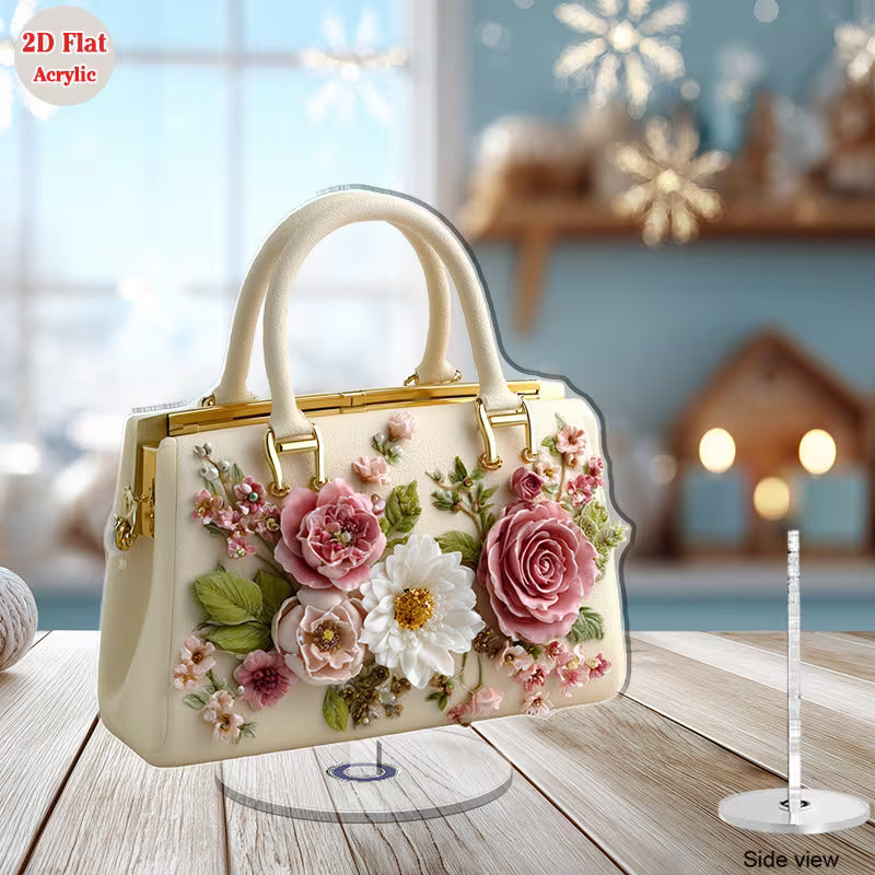 Elegant Floral Designer Handbag