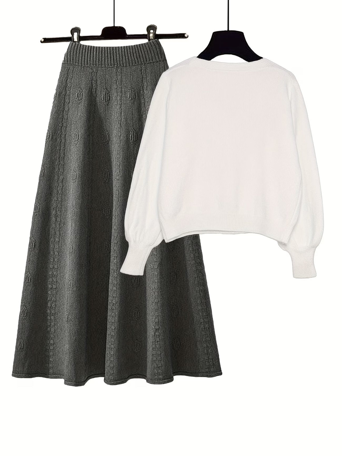 Women’s Knit Top & Skirt Set