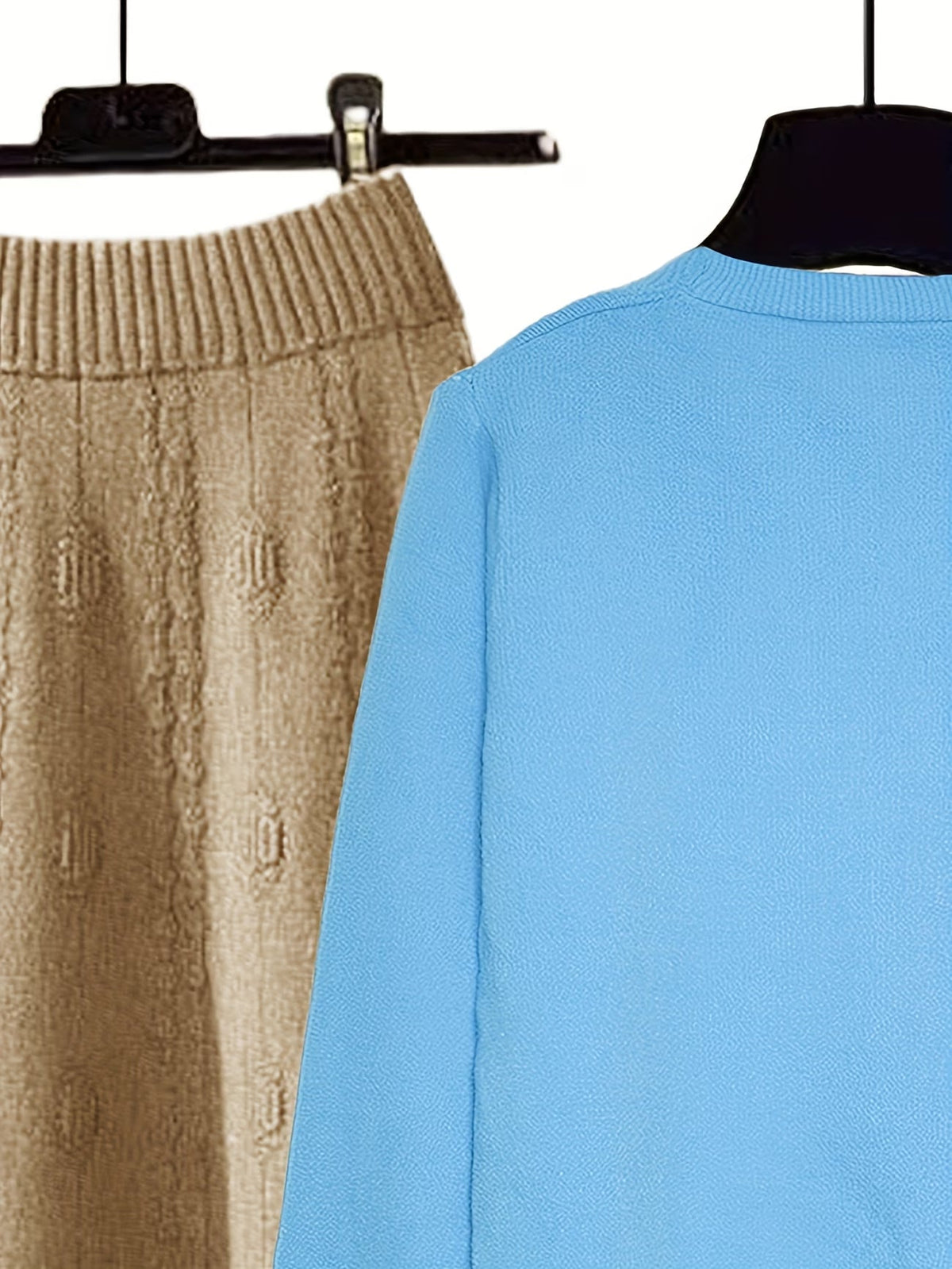 Women’s Knit Top & Skirt Set