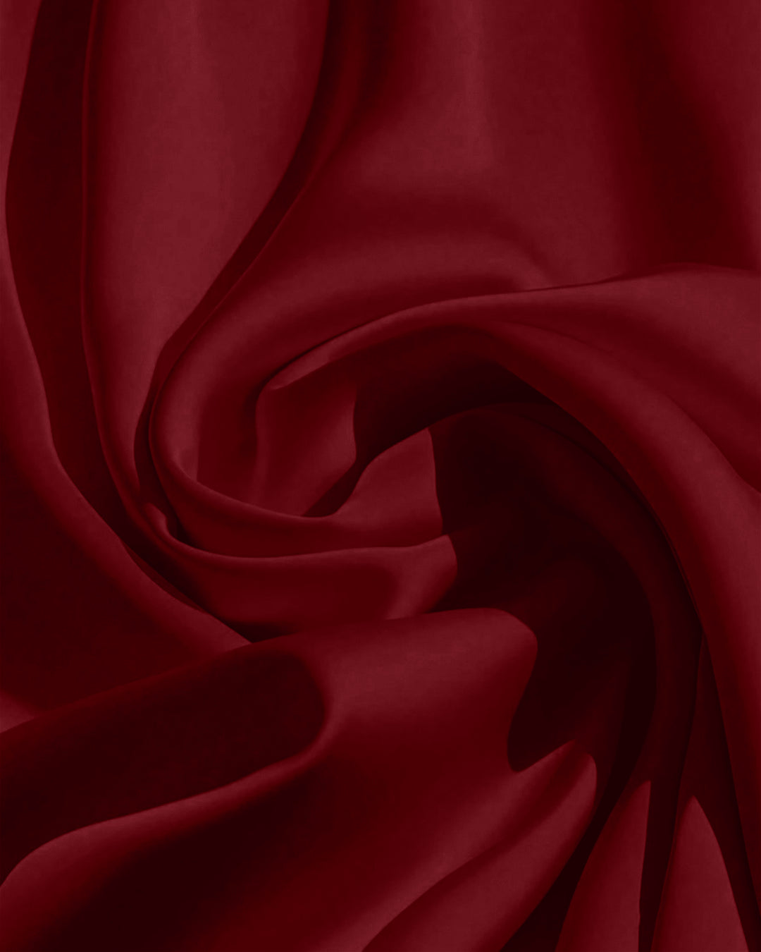 Women's Elegant Solid Color Waist Cinched cowl neck in Red