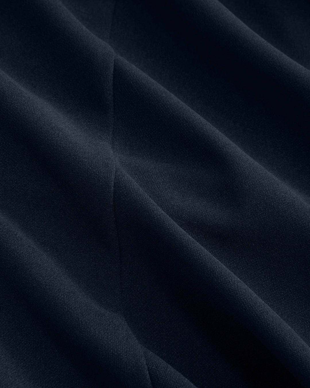 Cap Sleeve Fitted Peplum Top in Navy Blue