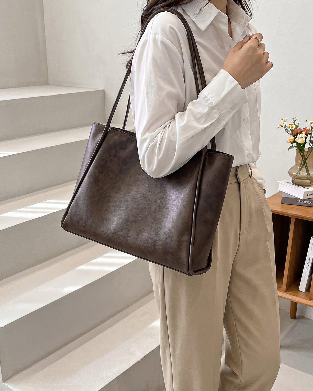 Urban Slouch Totebag in  Brown