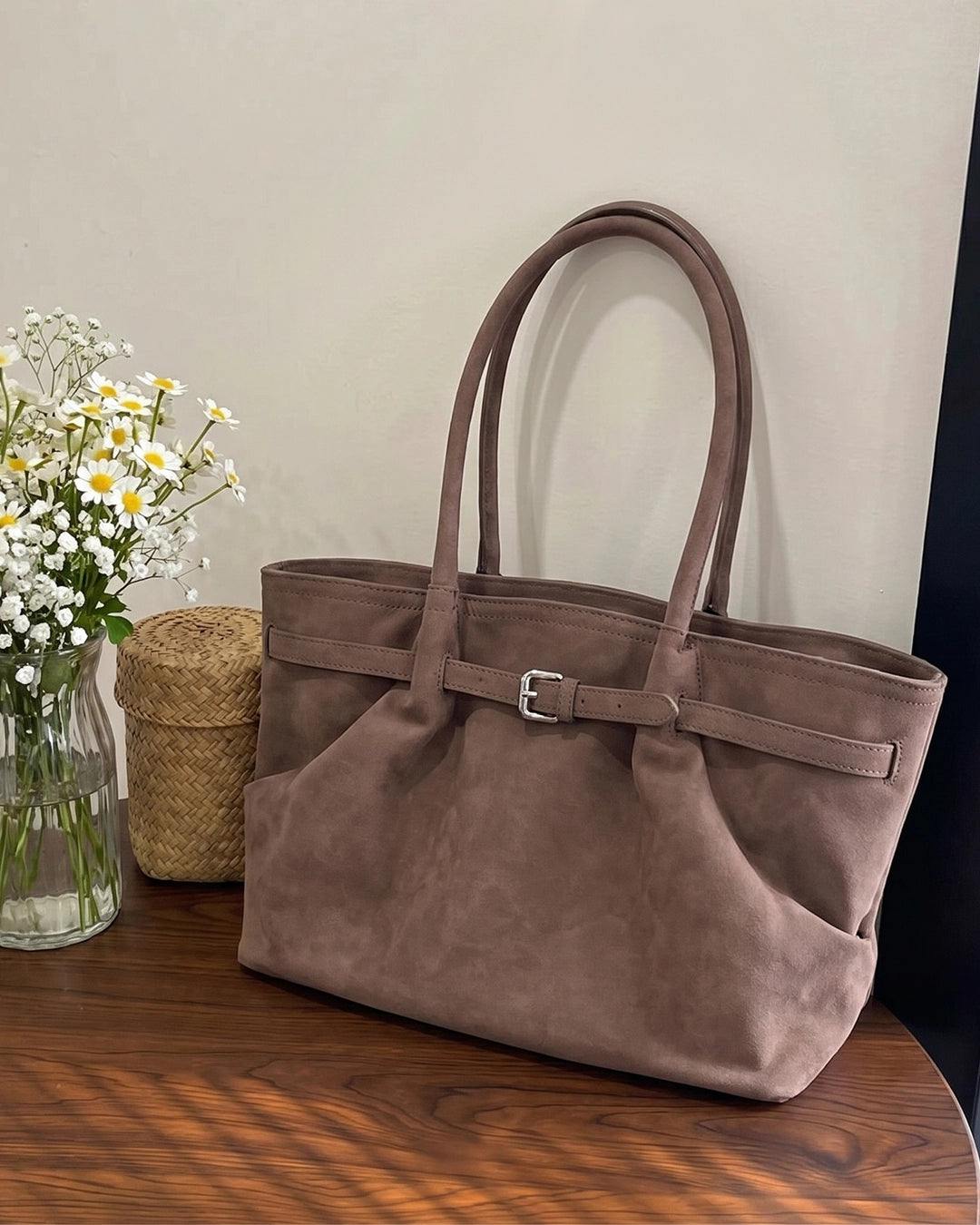 Elevated Everyday Carryall in Mocha Brown