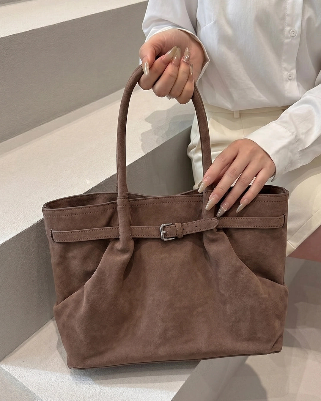 Elevated Everyday Carryall in Mocha Brown