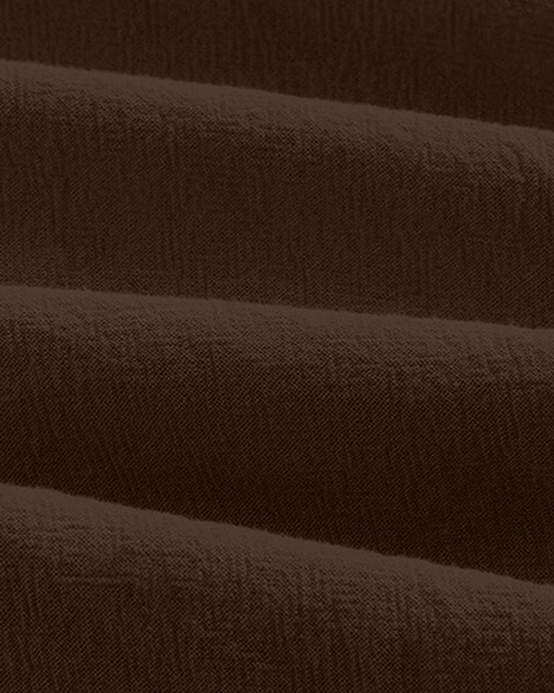 V Neck Tie Strap Ruffle Hem Mini Dress  Curve & Plus In Chocolate Brown