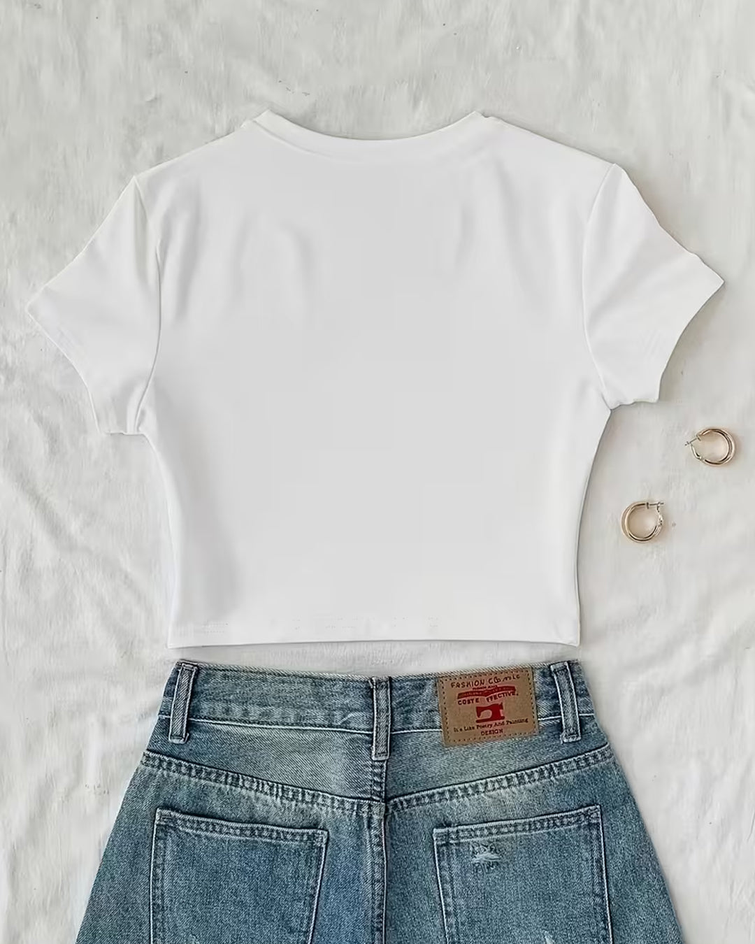 Cat Graphic Sleeveless Cami Top In Classic White