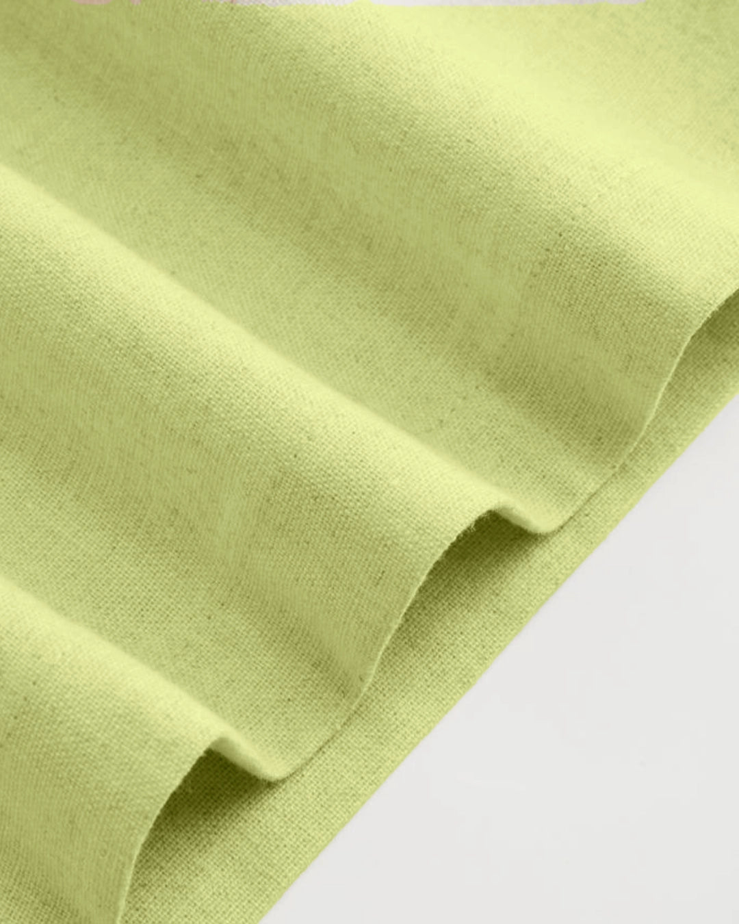 Wrap Tie Asymmetrical Hem Top and Wide Leg Trouser Coord Set in Lime Green