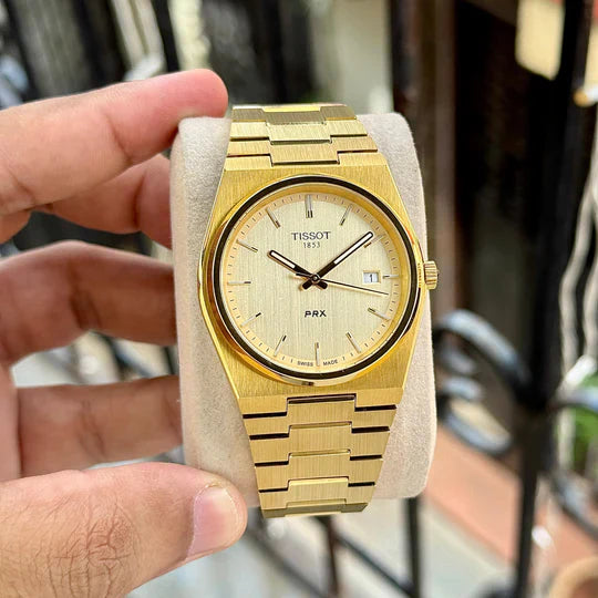 Tisso_t Prx Gold Watch