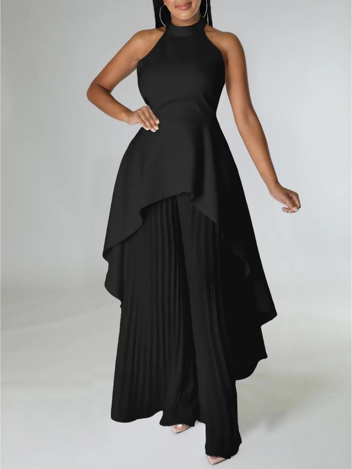 Urban Grace Pleated Pants Ensemble