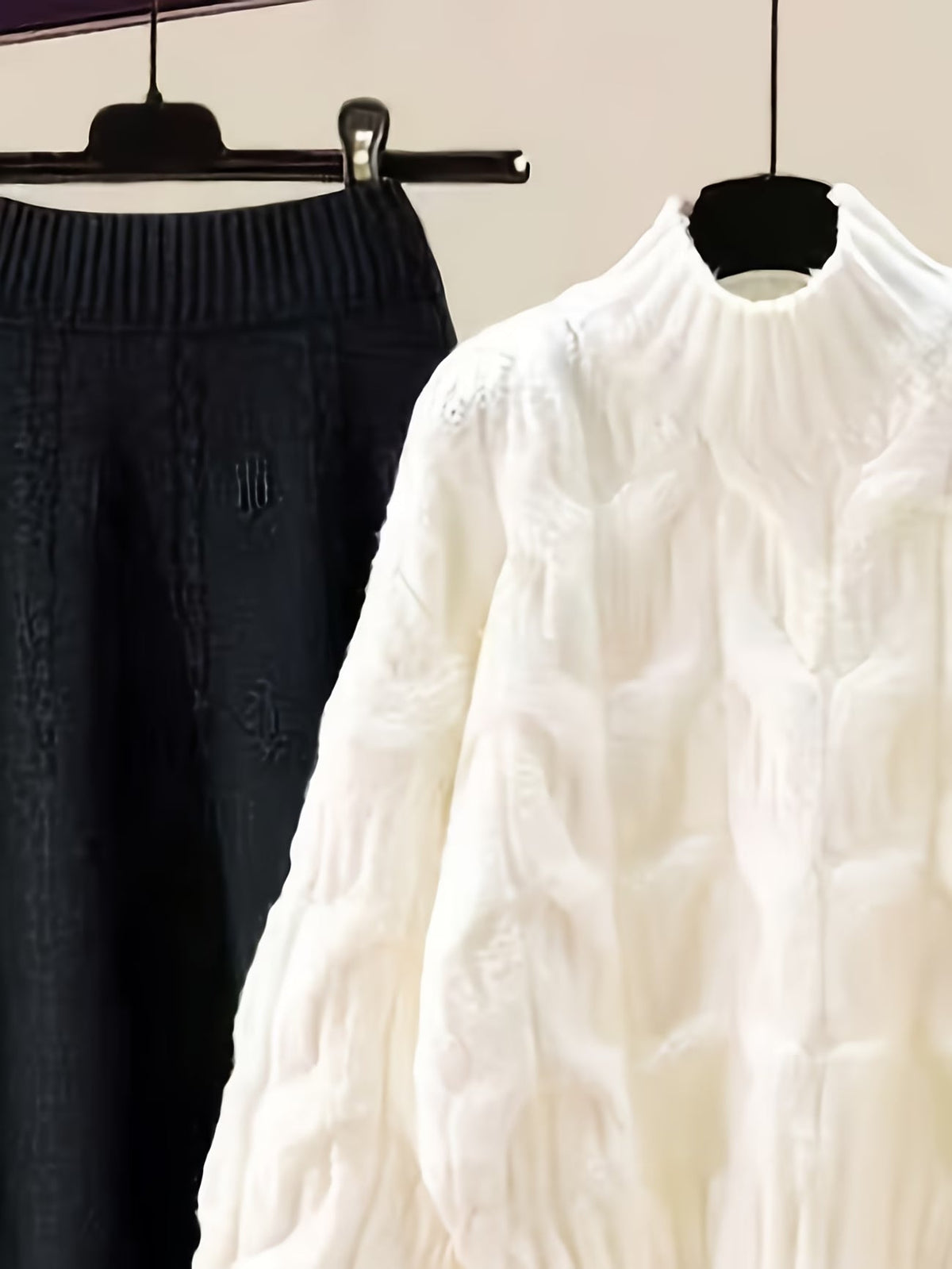 Elegant Sweater & Skirt Two-Piece Set